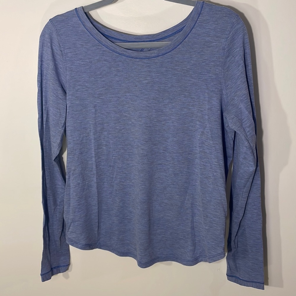 Lululemon long sleeve open back shirt